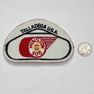 Talladega USA Winston 500‎ Sew On Embroidered Patch Size 4.75 X 3 Inches